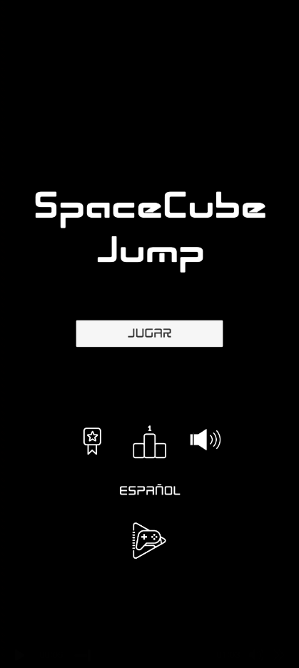 Juego SpaceCube Jump